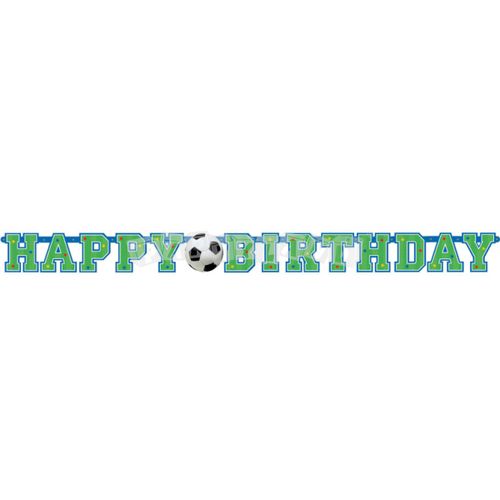 Girlanda Happy Birthday Futbal - 130 x 10.2 cm