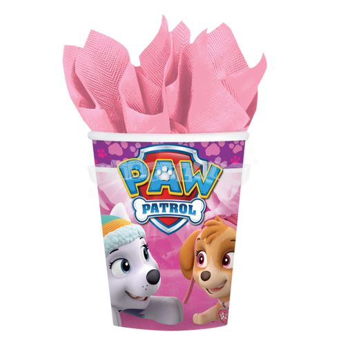 Párty poháre Paw Patrol Pink 8ks