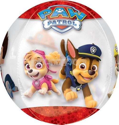 PAW PATROL guľatý - fóliový balón 58x78 cm