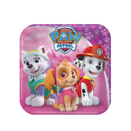 Paw Patrol Pink taniere - 8 ks, 18 cm