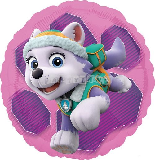 PAW PATROL EVEREST - fóliový balón 43 cm