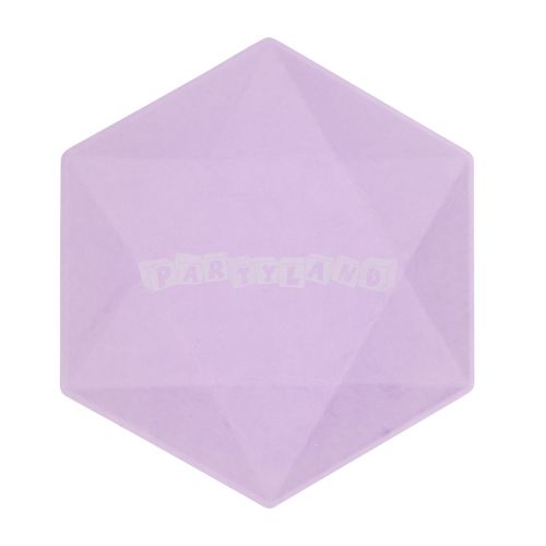 Taniere ECO fialové hexagon, 26,1x22,6cm, 6ks