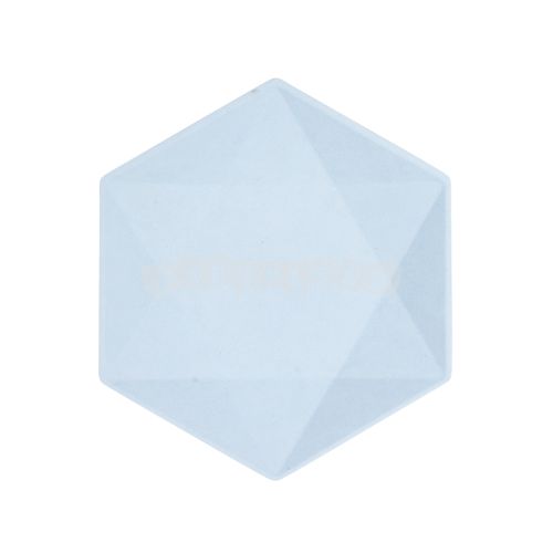 Taniere ECO modré hexagon, 20,8x18,1cm, 6ks